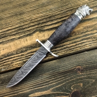 Финка из дамасской стали